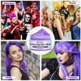 thumbnail image 6 of ikzee Coloring Hair Wax, Purple - Hair Styling Clay Washable - Temporary Hair Dye - Hair Color Wax For Women Men Kids Party Cosplay, 6 of 9