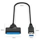 thumbnail image 5 of Cable SATA 3, adaptador Sata a USB de 6Gbps para disco duro externo SSD HDD de 2,5 pulgadas, Cable Sata III de 22 pines, conexión de puerto USB 3,0 JM, 5 of 5