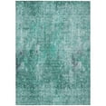 thumbnail image 2 of Addison Rugs Chantille Indoor/Outdoor Transitional Abstract Teal Washable Rectangle Rug, 9' x 12', 2 of 6