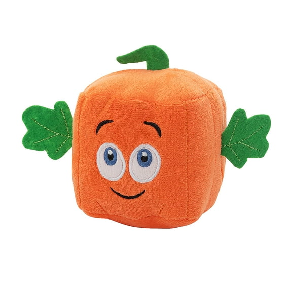 6 1/2" x 4" Stuffed Spookley the Square Pumpkin Toys - 12 Pieces