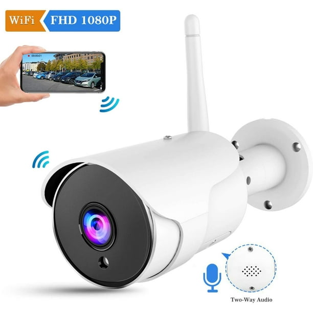 Caméra extérieure motorisée Full HD 2K 360° wifi ou filaire RJ45