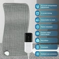 thumbnail image 4 of Heating Pad 12x24in 10 Temperature Levels 4 Timer Settings, Electric Heating Blanket with Overheat Protection, Auto Off Washable Body Heating Mat for Home Office, 4 of 9