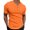 Orange, variant on FBMDBB Men'S Fashion Spring And Summer Casual Short Sleeved V Neck Solid Color T Shirt Tops Men'S T Shirt A Shirts for Men Pack