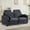 Gray, variant on Power Reclining Sofa, Chenille Deep Seat Sofa Couch with Removable Cushion Cover & 2 Pillows, Comfy 2 Seat Recliner Sofa with USB Port, Type C & Storage for Living Room ( Gray)