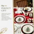 thumbnail image 7 of Spode Christmas Tree Lazy Susan - Tartan Plaid, Non Skid 360 Degree Rotation, Holiday Space Saver for Kitchen, Cabinet, Pantry, Rotating Spice Rack Organization for Easy Access, Festive Entertaining, 7 of 7