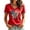 Red#12083GS, variant on Women's 9/11 Never Forget Memorial V-Neck Short Sleeve T-Shirt American Flag Patriotic Remembrance Top Black M