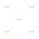 thumbnail image 2 of Jumpingount Doce signos del zodiaco encanto constelaciones collar del zodiaco DIY creativo elegante cómodo con tarjeta de exhibición colgante Tauro oro oro tauro 5piezas Jumpingount CBP222096, 2 of 5