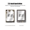 thumbnail image 3 of Mounting Bracket, 2.5-Inch to 3.5-Inch Black Mounting Tray, ABS for Hard Disk Drive Hard Disk Cabinet, 3 of 8