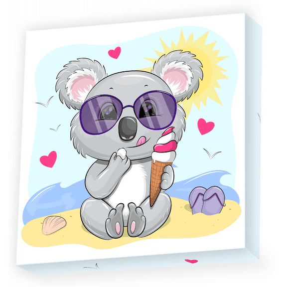 Diamond Dotz Koala Cream Diamond Painting Kits for Adults - Diamond Art Kits a Relaxing Creative Craft Kit with Dotz Gems