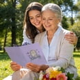 thumbnail image 4 of Lockways Mothers Day Gifts, Pop Up Birthday Card, 3D Butterfly Greeting Card for Mom Her Grandma Wife, Flower Greeting Card with Envelope & Handwritting Card for Anniversary (Purple), 4 of 7