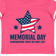 thumbnail image 4 of Inktastic Memorial Day Grunge Remembering Those We Have Lost Boys or Girls Toddler T-Shirt, 4 of 5