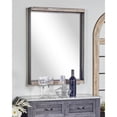 thumbnail image 3 of DecMode 24", 28", 32"H Beige Wall Mirror, Set of 3, 3 of 8