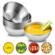thumbnail image 2 of Paquete de 8 Platos de Acero Inoxidable para Salsa de Soja, para Mojar, Minicuencos para Preparar, para Pinchos y Individuales para Platillos, 2 of 9