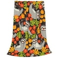 thumbnail image 2 of Pofeuu Sloth on the Branch Print Ultra-Soft Micro Fleece Blanket,for Bed Or Sofa,All Season Throw Blankets Flannel Blanket-80"x60", 2 of 7