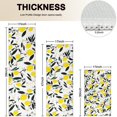 thumbnail image 4 of Yellow Lemon Fruit Leaves White Pattern Kitchen Rugs Sets Of 3,Kitchen Runner Rugs Non Skid Washable,Decorative Kitchen Floor Mats for Kitchen,Sink,Laundry,17"x30"+ 17"x47" + 17"x59", 4 of 6