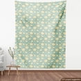 thumbnail image 3 of Ambesonne Kitchen Fabric by the Yard Upholstery, Tea Cup Teapot British, 10 Yards, Pale Yellow Turquoise, 3 of 4
