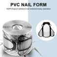 thumbnail image 5 of 500pcs Nail Forms Autocollant de Rallonge de Clou PVC Décoration Nail Art Accessoires, 5 of 5