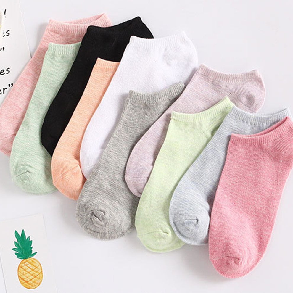 5 Pairs Baby Summer Socks Stretch Soft Girls Boys Toddler Mesh Short Socks