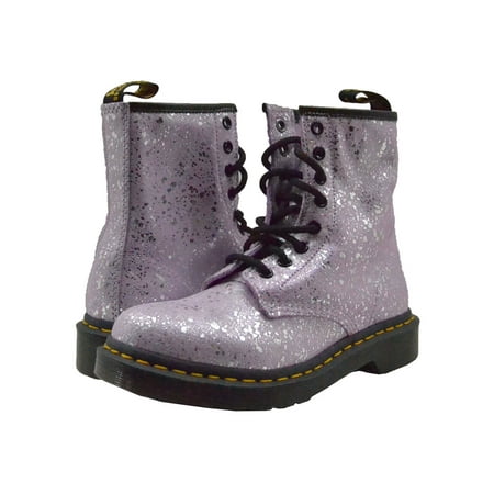 

Dr. Martens Womens Shoes 1460 Metallic Paint Splatter Suede Boots 30770308