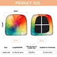 thumbnail image 3 of Colorful Tie Dye Ink Splash Pattern Seat Covers for Dining Room Chairs Set Of 4,Stretch Printed Washable Chair Seat Cover with Elastic Ties and Button,Removable Waterproof Couch Cushion Covers, 3 of 6