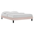 thumbnail image 5 of Modway Amber Performance Velvet Queen Platform Bed in Pink, 5 of 10