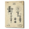 thumbnail image 2 of Epic Graffiti  "Tattoo Machine Blueprint Patent Parchment" Giclee Canvas Wall Art, 12" x 18", 2 of 3