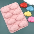 thumbnail image 4 of Stable Silicone Cloud Cake Baking Molds Convenient 8 Cavity Cartoon Cloud Silicone Cake Baking Molds Tray for Creative Dessert, 4 of 7