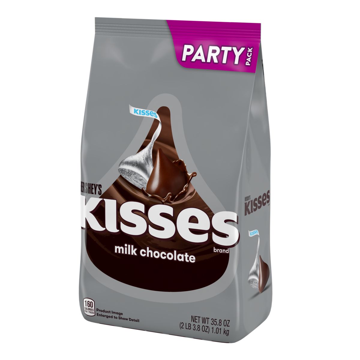 Hershey's Kisses Milk Chocolate Candy, Party Pack 35.8 oz