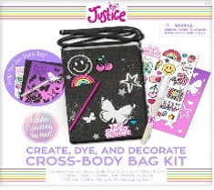 Justice Create, Dye, and Decorate Cross-Body Bag Kit
