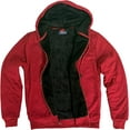 thumbnail image 2 of Visitor Men's Heavyweight Sherpa Lined Thermal Hoodie Jacket, 2 of 2