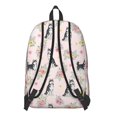 thumbnail image 3 of Husky and Floral Pink Pattern Backpack for School, Cute School Bag with Adjustable Shoulder Straps and Padded Back, 15.7"x11.8"x5.5", 3 of 5