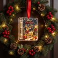 thumbnail image 7 of Christmas Cash Gift Ornament, 3.14" Clear Acrylic Money Holder, Double-Sided Printed Hanging Decor for Xmas Tree, Stocking Stuffer & Holiday Gifting, 7 of 7