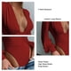 thumbnail image 5 of Body con Cuello en V NikouMX profundo de manga larga cintura alta, 5 of 6