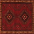 thumbnail image 1 of Ahgly Company Indoor Square Persian Orange Traditional Area Rugs, 6' Square, 1 of 1