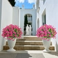 thumbnail image 4 of Flores artificiales Ouddy Decor, 24 paquetes, rosa roja, 4 of 7