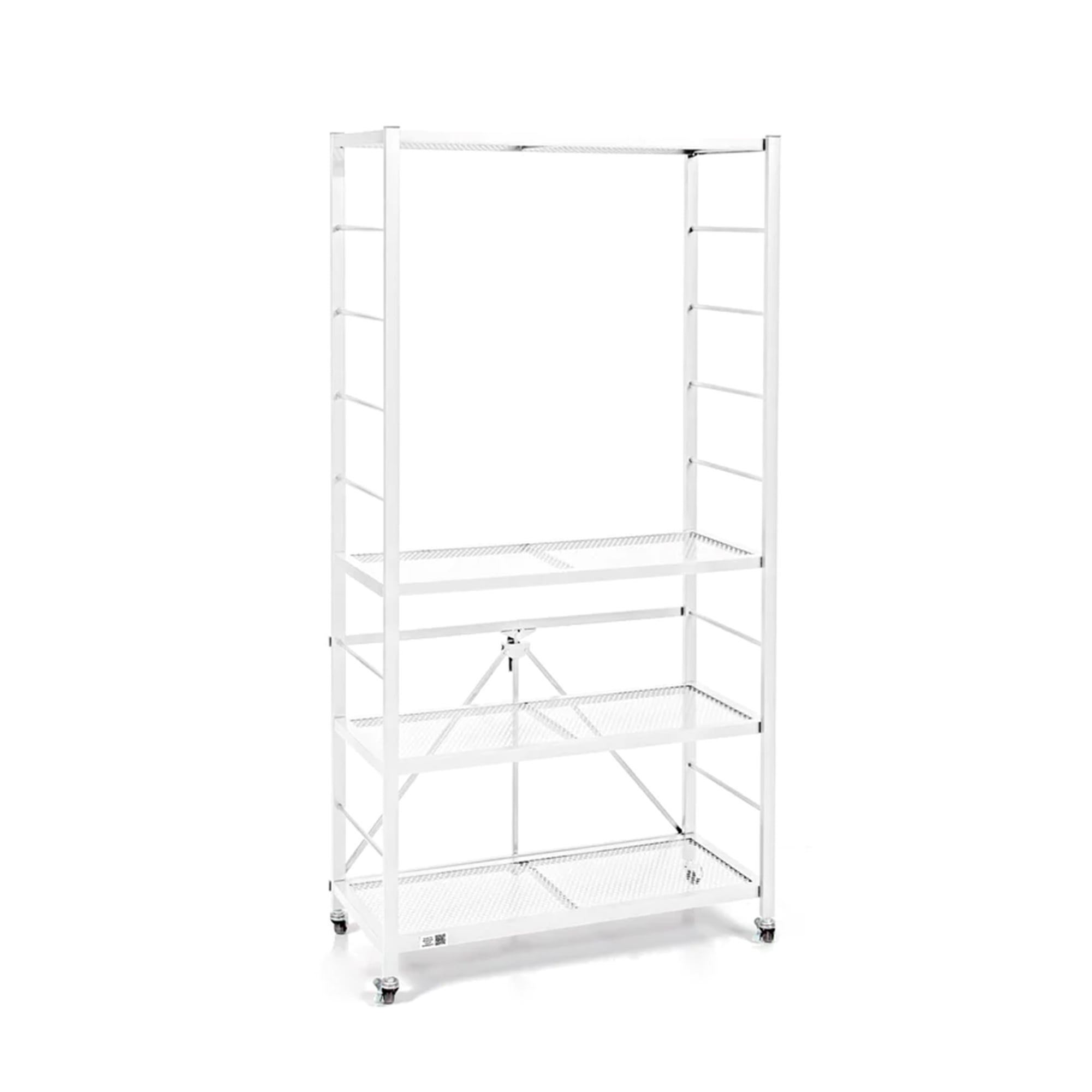 Origami R2 Series Steel Adjustable Shelving Storage Rack, 2 Pack, White