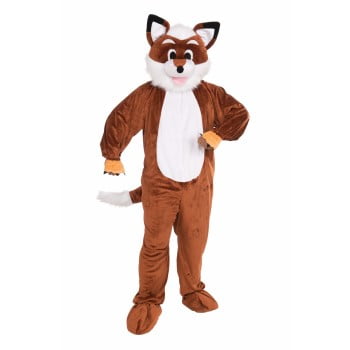 Forum Novelties Promo Mascot Fox Animal Mens Halloween Fancy-Dress Costume for Adult, One Size image image
