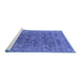 thumbnail image 2 of Ahgly Company Machine Washable Indoor Rectangle Oriental Blue Industrial Area Rugs, 4' x 6', 2 of 4
