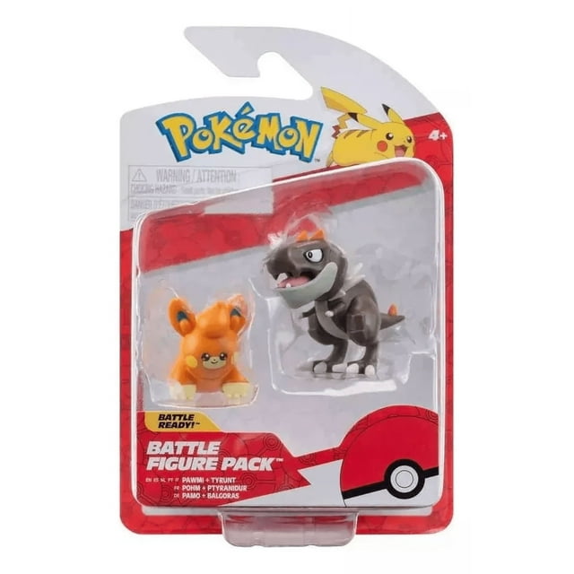 Figura Pokémon Battle Figure Ready Pawmi Tyrunt Jazwares WCT