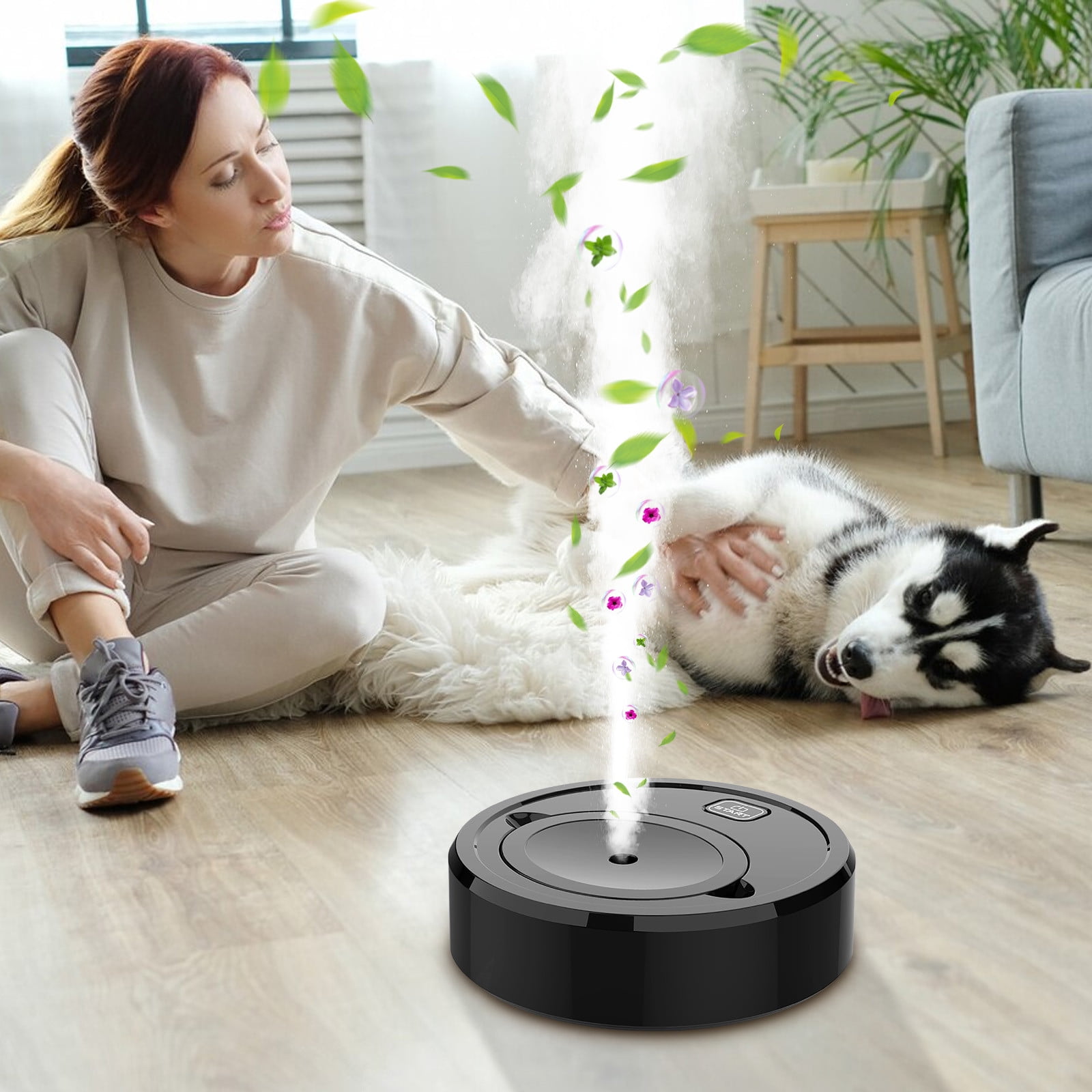 UNLLLL New Household Large-capacity Wireless Mobile Humidifier Aromatherapy Machine Disinfector Mopping Machine, for Home, Outdoor, Car
