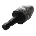 thumbnail image 2 of 10X Silver+Black 6mm Keyless Drill Bit Chuck Quick Change Adapter Converter Hex Shank, 2 of 4