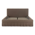 thumbnail image 3 of Moe's Home Collection Maren King Bed Brown Fabric Beds, 3 of 6