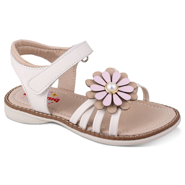 Sandalia Huarache Niña Dominiq 7082 Flor y velcro
