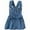Light Blue, variant on Summer Girls' Denim Overall Dress with Pleated Skirt for Ages 6 Months to 6 Years – Toddler & Baby Girl Clothing