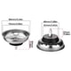 thumbnail image 3 of Tapón de fregadero de cabeza plana para el hogar con filtro para cuenco de verduras | Colador de drenaje universal duradero para fregaderos de cocina y baño | Recogedor de residuos de comida, 3 of 9