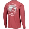 thumbnail image 3 of Men's Crimson Indiana Hoosiers Circle Campus Scene Long Sleeve T-Shirt, 3 of 3