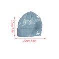 thumbnail image 3 of Bonnet Délicat Confortable Style Simple Couvre-Chef Accessoire de Vêtements avec Couleur Unie pour Décoration de Robe Couleur Cyan, 3 of 6