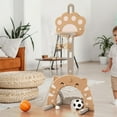 thumbnail image 6 of GARENDE 3 in 1 Basketball Hoop Set Portable Basketball Stand for Party Yard Carnival Brown, 6 of 9