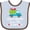 Blue and Chocolate, variant on Inktastic Nana and Grandpa Love Me Valentine Truck Boys Baby Bib