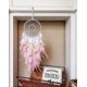thumbnail image 5 of ZHAOCHENG Atrapasueños rosa con forma de árbol de la vida, decoración de pared con piedra de cristal curativa natural, regalo de atrapasueños de ensueño hecho a mano, 5 of 5